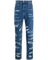 Jeans strappati blu di Just Cavalli