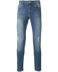 Jeans strappati blu di Love Moschino