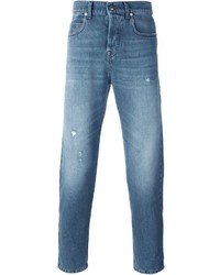 Jeans strappati blu di McQ by Alexander McQueen