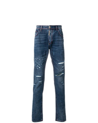 Jeans strappati blu di Philipp Plein