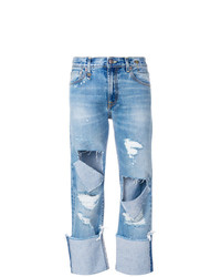 Jeans strappati blu di R13