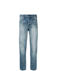 Jeans strappati blu di Saint Laurent