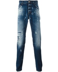 Jeans strappati foglia di tè di Dolce & Gabbana