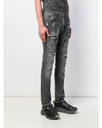Jeans strappati grigi di Philipp Plein