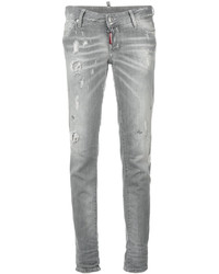 Jeans strappati grigi di Dsquared2