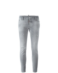 Jeans strappati grigi di Dsquared2