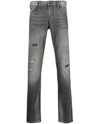 Jeans strappati grigi di Emporio Armani