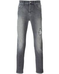 Jeans strappati grigi di McQ by Alexander McQueen