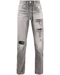Jeans strappati grigi di Off-White