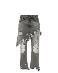 Jeans strappati grigi di R13