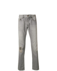 Jeans strappati grigi di Saint Laurent