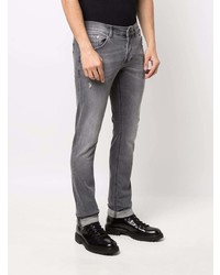 Jeans strappati grigi di Dondup