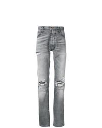Jeans strappati grigi di Unravel Project