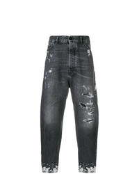 Jeans strappati grigio scuro di Diesel Black Gold
