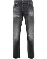 Jeans strappati grigio scuro di Diesel