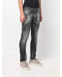 Jeans strappati grigio scuro di Dondup