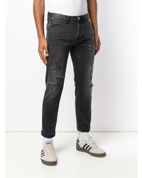 Jeans strappati grigio scuro di Pt05