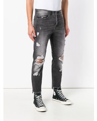 Jeans strappati grigio scuro di Overcome