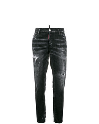 Jeans strappati grigio scuro di Dsquared2