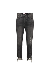 Jeans strappati grigio scuro di Frame Denim