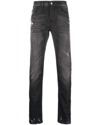 Jeans strappati grigio scuro di Frankie Morello