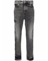 Jeans strappati grigio scuro di John Richmond