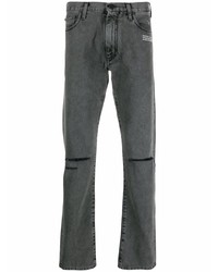 Jeans strappati grigio scuro di Off-White