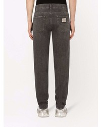 Jeans strappati grigio scuro di Dolce & Gabbana