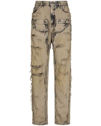 Jeans strappati marrone chiaro di Dolce & Gabbana