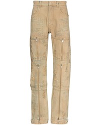 Jeans strappati marrone chiaro di Givenchy