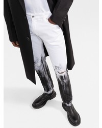 Jeans strappati neri e bianchi di Dolce & Gabbana