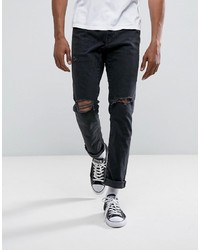 Jeans strappati neri di Abercrombie & Fitch