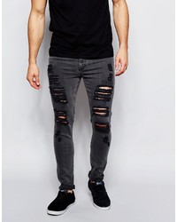 Jeans strappati neri di Asos