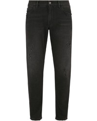 Jeans strappati neri di Dolce & Gabbana