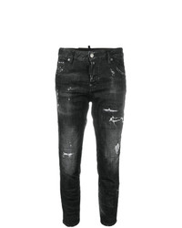 Jeans strappati neri di Dsquared2