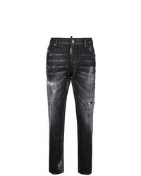 Jeans strappati neri di Dsquared2