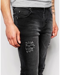 Jeans strappati neri di Cheap Monday
