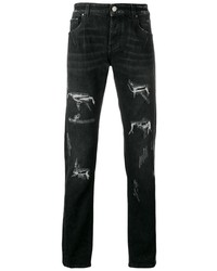 Jeans strappati neri di Les Hommes