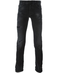 Jeans strappati neri di Marcelo Burlon County of Milan