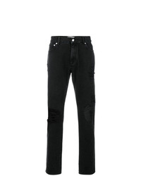 Jeans strappati neri di MSGM
