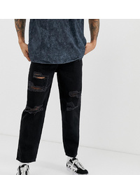 Jeans strappati neri di Reclaimed Vintage