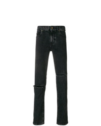Jeans strappati neri di Saint Laurent