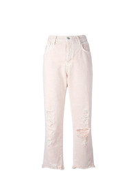 Jeans strappati rosa di J Brand