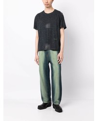 Jeans verde menta di Eckhaus Latta