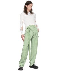 Jeans verde menta di Ottolinger