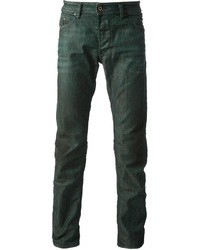 Jeans verde scuro di Diesel