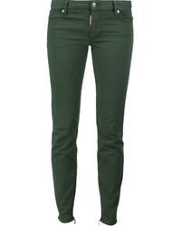 Jeans verde scuro di Dsquared2