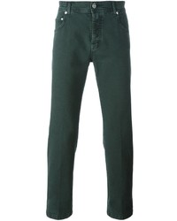 Jeans verde scuro di Kiton