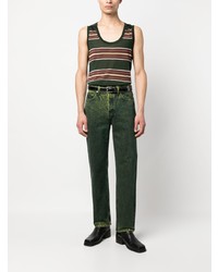 Jeans verde scuro di Sandro