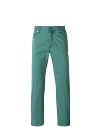 Jeans verdi di Kiton
